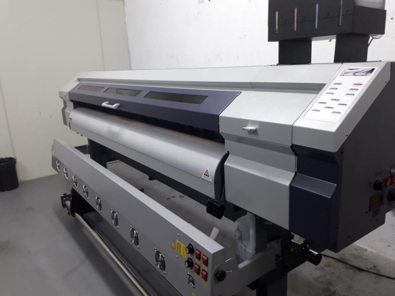 Plotter de Impressão Eco Solvente Cabeça DX Polar SS O seu ba